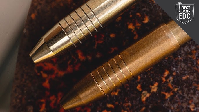 Big Idea Design - Brass & Copper Pocket Pro Pen (The Auto Adjusting EDC Pen)