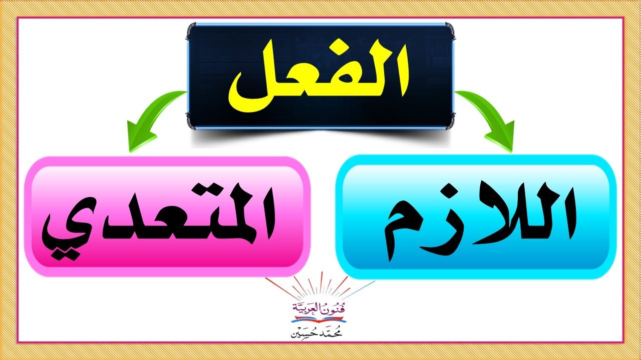 الفعل اللازم والمتعدي ـ سلسلة تعلم الإعراب 68