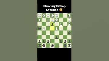 Crazy Bishop Sacrifice 😲#chess #viral #shorts