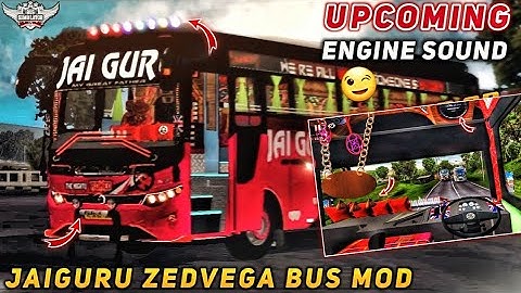 Upcoming JAIGURU ZEDVEGA BUS MOD for bus simulator indonesia | BUSSID V3.6.1 | #bussidmods