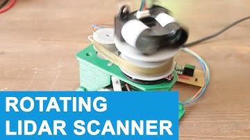 Rotating 360 LIDAR Scanner - 3D Printed up and down scanning - Robotic Vehicle #9