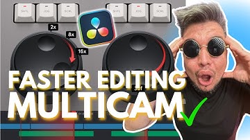 How I Cut My Editing Time By 70%: Multicam + Speed Editor Davinci Resolve