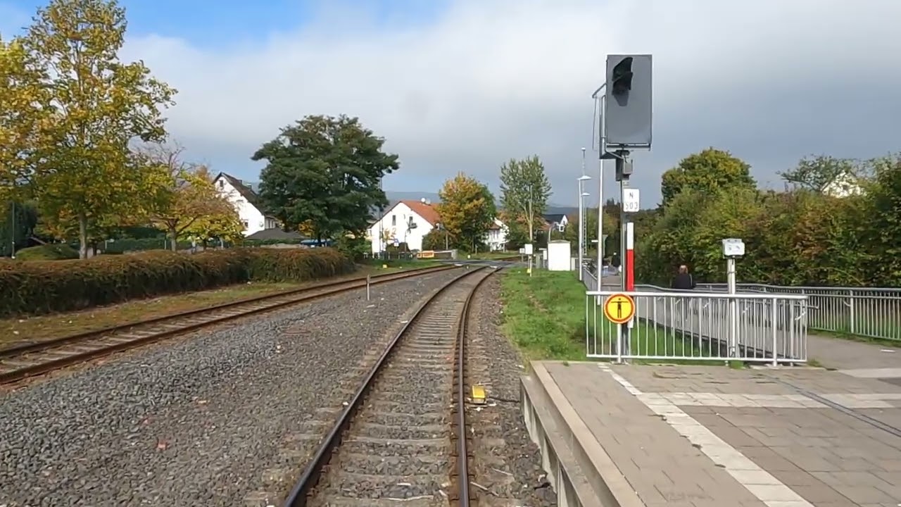 Führerstandsmitfahrt: Friedrichsdorf - Friedberg (Brunnenbahn)