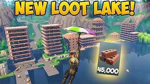 TURNING LOOT LAKE INTO A CITY! (45,000 Brick) -  Fortnite Funny Fails and WTF Moments! #279