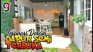 Inspirasi Desain Dapur Semi Terbuka, Semi-Open Kitchen Design Inspiration For You