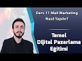 Ders-11 Mail Marketing - Toplu E-Mail Gönderimiyle Pazarlama