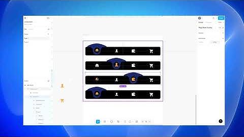 Animated Top Menu Bar in Figma