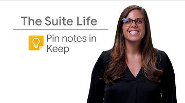 Pinning notes in Google Keep tutorial