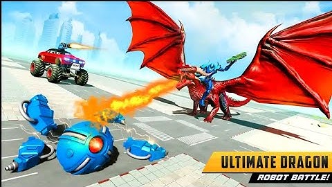 POLICE DRAGON ROBOT| ANDROID IOS GAMEPLAY| NEW GAME 2023 |