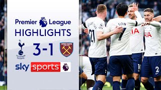 Heung-min Son hits brace! 🔥| Tottenham 3-1 West Ham | Premier League Highlights