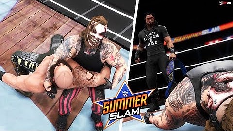 WWE 2K20 SIMULATION: The Fiend vs Braun Strowman - Reigns Returns! | SummerSlam 2020 HIGHLIGHTS