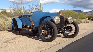 Early Automobile History # 11 1913 Bugatti Type 22 Torpedo & Ride on My Car Story with Lou Costabile