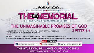 Diocese of Lagos (LIVE) - DAY 17 OF THE MEMORIAL 2023 | Thursday, 17/08/23