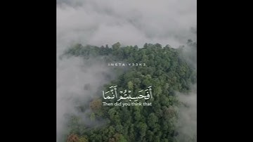 أَفَحَسِبۡتمۡ أَنمَا خلَقۡنَٰكمۡ عَبَثٗا وَأنكم إِلَينَا لا ترجَعون (١١٥) مشاري فالح | سورة المومنون