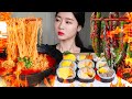 15,000 SHU 🔥틈새라면 극한체험🔥 고추김치 땡초 김밥 먹방 ASMR MUKBANG | Spiciest Korean Noodles 🌶 Chili Kimchi & Gimbap