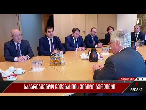 საპარლამენტო დელეგაციის ვიზიტი ბერლინში