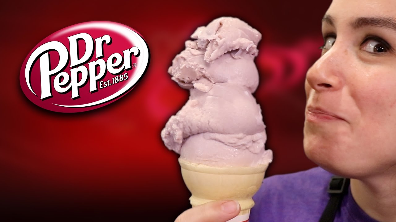 Dr. Pepper ICE CREAM!! | HellthyJunkFood