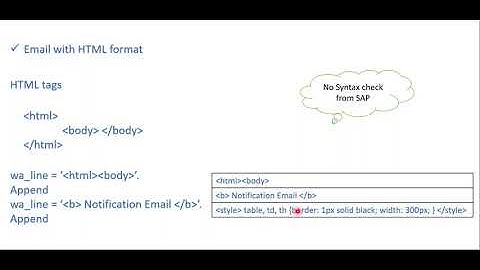 Video 3: ABAP for ALL - Email Functionality Part 3