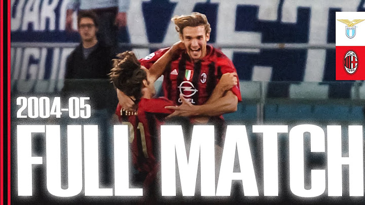 Epic Shevchenko in comeback win! | Full Match | Lazio 1-2 AC Milan | Serie A 2004/05