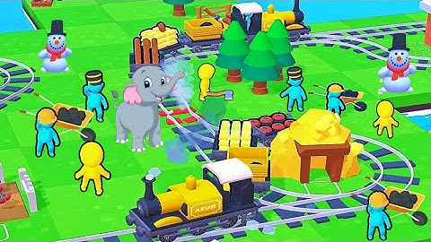 Rail Lands 🔥🪵🚂 (part 5) _ News Gameplay 2022_Walkthrough, iOS Android Game~Nabila Games