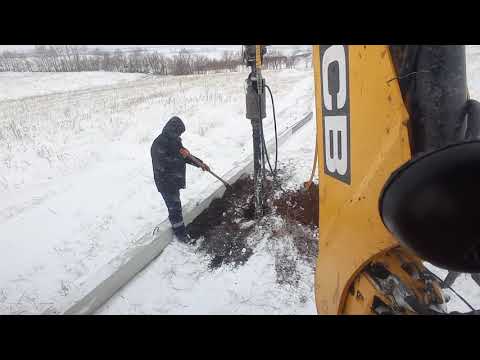 JCB 4cx Бурение
