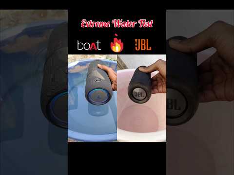 Extreme Water Test BOAT and JBL Bassboosted song