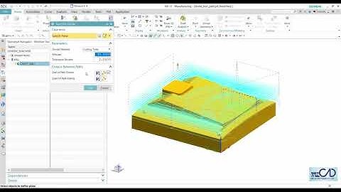 NX12 Tutorial - CAM BASIC - 6 Divide Tool Path
