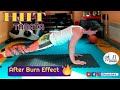 Hiit  tabata  burpees thruster  after burn effect 