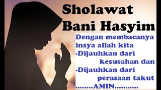 Lirik arab, latin dan artinya Sholawat Bani Hasyim