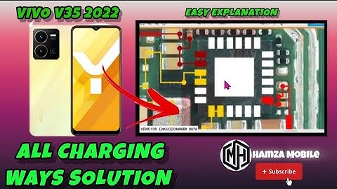 Vivo Y35(2022) Not Charging Problem Solution,Charging ways,Not Charging Fast Tracks Jumper Solution📲