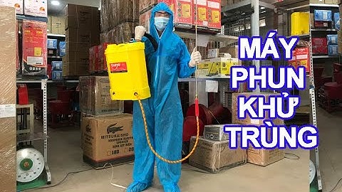 Bán bình xịt điện con ong vàng 16l tại hồ chí minh, video máy phun khử trùng phòng dịch tại kho