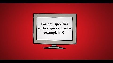Format  specifier and escape sequence example || bengali by Learner Bangla