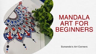 Easy Mandala Art for beginners by Sunanda's Art Corners