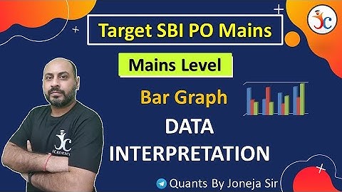 SBI PO Mains Data Interpretation (DI) | Mains Level DI | Chapter Based DI Questions | Sourabh Joneja