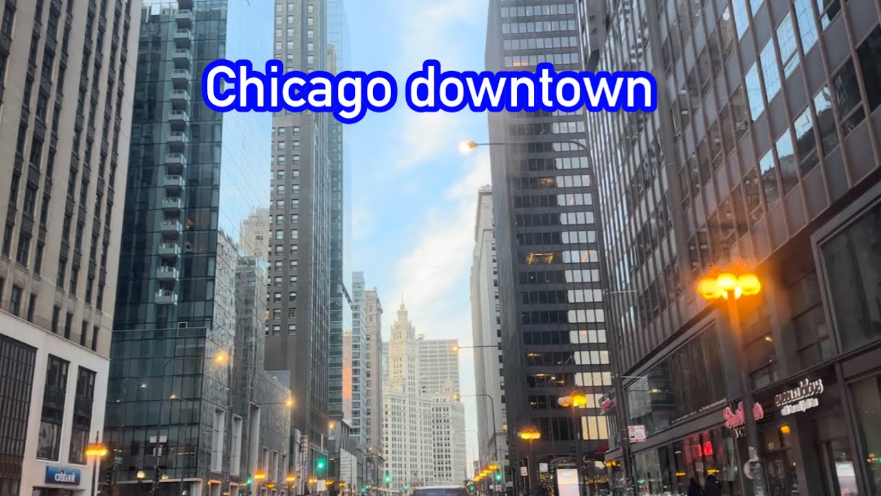 Chicago downtown | driving downtown in Chicago - YouTube