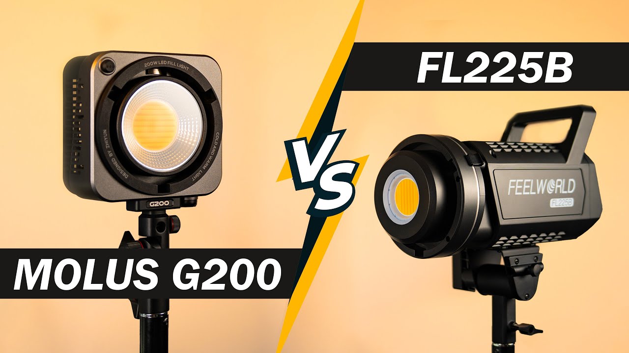 Zhiyun Molus G200 vs Feelworld FL225B | Best 200+ watt light