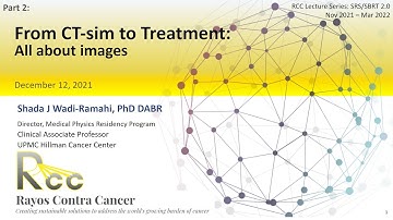 Session 6 - SBRT Simulation and Registration - Imaging