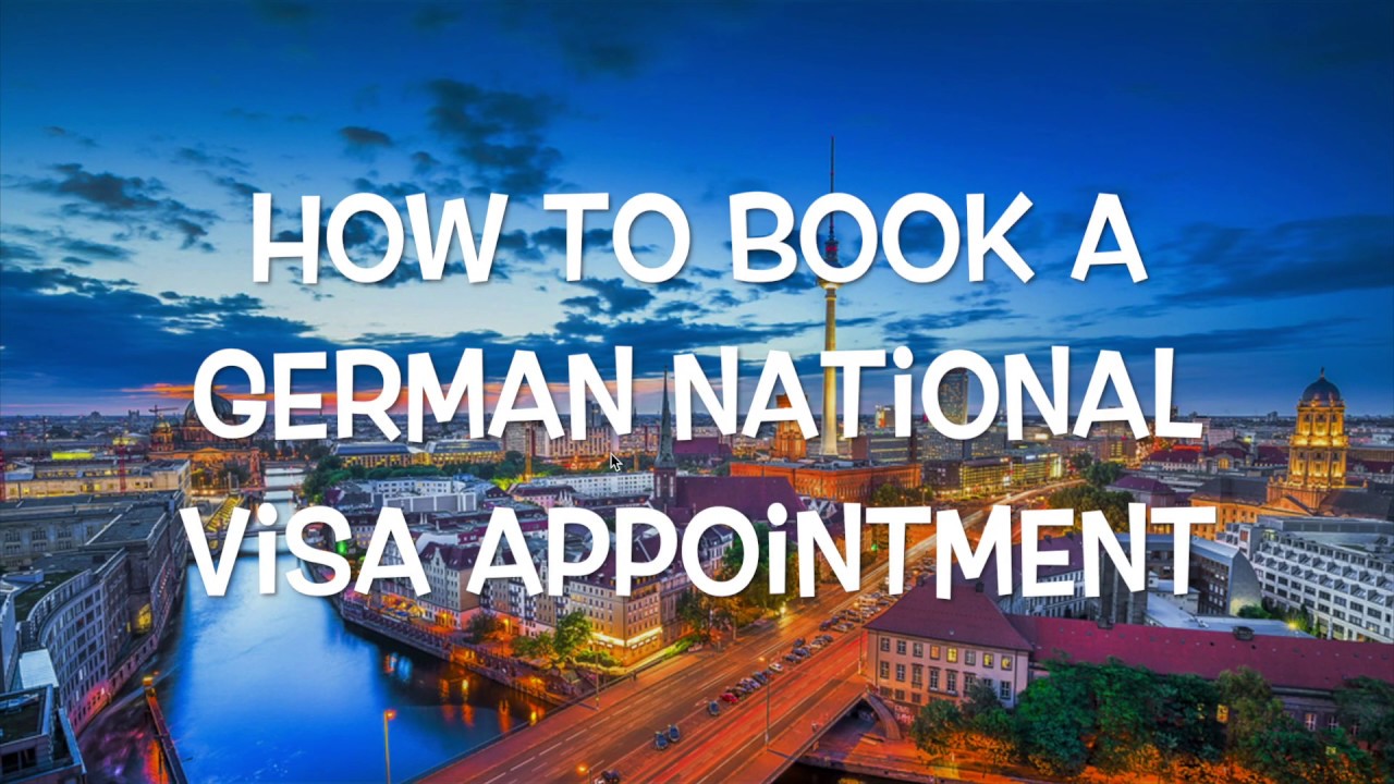 visit visa germany appointment