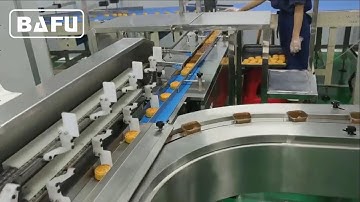 cake, bread, cookies, biscuit automatic packaging machine, flow-pack machine, flow wrapper