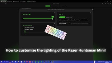 How to Customize Lighting on the Razer Huntsman Mini! (Updated 2025)