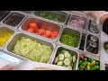 Subway Training - Adding Vegetables to Sandwiches