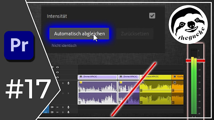 Audio track normalisieren gleiche lautstärke