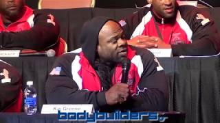 The Kai Greene & Phil Heath Fight At The 2014 Mr. Olympia Press Conference