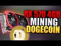 RX570 4gb Mining Doge coin