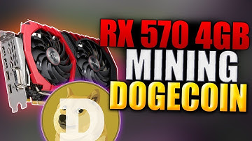 RX570 4gb Mining Doge coin