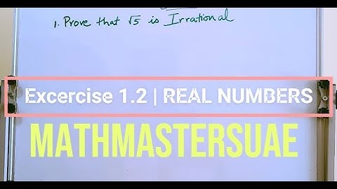 CBSE Class 10th Maths  |  NCERT 2023   | Chapter 1 | Exercise 1.2 | Real Numbers | MathMastersUAE