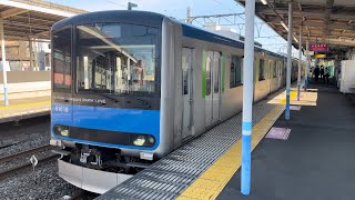 東武60000型61616Fが馬込沢駅を発車するシーン