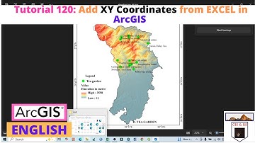 Add XY Coordinates from EXCEL in ArcGIS