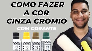 COMO FAZER A COR PRETO ABSOLUTO- com corante xadrez #corante