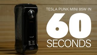 Harness the power of punk, this time in a mini version! but don’t
let size fool you, tesla punk 85w vape mod comes packed with same
cust...